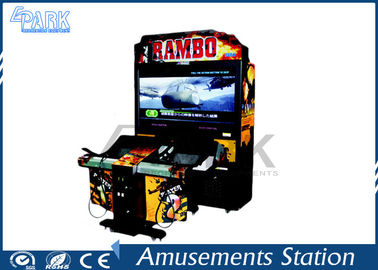 55 นิ้ว RAMBO 2 เครื่องเกมอาเขตสำหรับเกมศูนย์จอแสดงผลดิจิตอล 3 มิติ